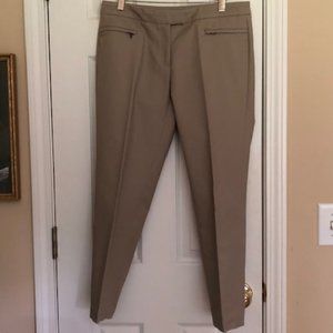 Dalia Collection - dark tan pants - size 8